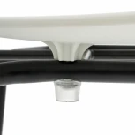 Стул VAN HALLEN (mod. 1534-45) белый/черный (пластик/металл)