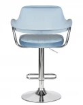 Стул барный DOBRIN CHARLY (пудрово-голубой велюр (MJ9-74))