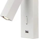 Спот для чтения с usb Loft IT Floadow LOFT2017-WH (LED, 220V, выключатель)