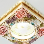 Встраиваемый точечный светильник Ambrella Дизайн С Узором И Орнаментом Гипс D4450 PI