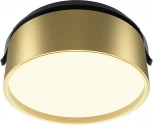 Встраиваемый светильник Maytoni Onda DL024-18W3K-BMG (LED, 220V)