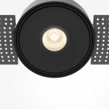 Встраиваемый светильник под гипсокартон Maytoni Move DL060-9W3-4-6K-TRS-B (LED, 220V, круглые)