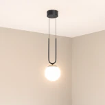 Подвесной светильник LED SP-BEADS-HANG-U-R130-10W Warm3000 (BK-GD, 275 deg, 230V) (Arlight, IP20 Металл, 5 лет) 036527