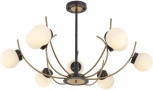 Потолочная люстра на штанге Arte Milano Neapolis-76169 276169/9 BK/GD (220V, шар)