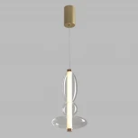 Подвесной светильник светодиодный Crystal Lux QUASAR SP10W LED TRANSPARENT (220V, на проводе, круглые)