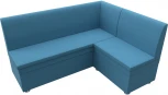 Диван кухонный угловой Уют правый угол (Голубой/Рогожка) Лига Диванов арт.124134