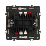 Механизм выключателя двухклавишный проходной SWT-NOBE-MKP2-SFPL-WH (230V, 10A) (Arlight) 054242