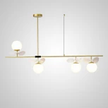 Потолочная люстра на штанге Matisse Long White Imperiumloft Matisse-Long01 (191909-26) (220V, шарики)