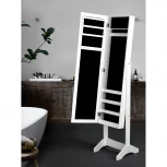 Зеркало-шкаф Stool Group напольное Godrick для украшений белое УТ000003619