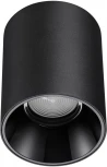 Светильник накладной влагозащищённый Novotech Recte 359423 черный IP54 LED 15W 220V 4000К (круглые)