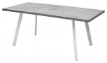 Стол BRICK M 120 Бетон Портленд/ Белый
