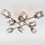 Потолочная люстра на штанге Eurosvet Hilari 30165/8 черный жемчуг (220V)