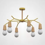 Потолочная люстра на штанге Les Color D80 Yellow Imperiumloft ﻿Lesc_01 (220503-23)