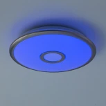 Потолочная люстра RGB Citilux Старлайт CL703A31G (LED, 220V, пульт управления, управление смартфоном, голосовое управление, умный дом - Алиса, Маруся, Сири, круглые)