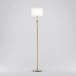 Торшер Eurosvet Caprera 01154/1 латунь (220V, выключатель, круглые)