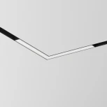 Трековый угловой линейный светильник 48V Basis Gravity 4000K 24Вт 120° LED (магнитный) Maytoni Technical TR078-2-24W4K-B