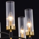 Подвесная люстра штанге ILLUMICO IL5177-8PLS-29 BRASS TUBO (220V)