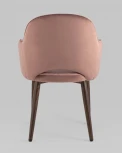 Стул Stool Group Венера Хани велюр пыльно-розовый ножки дерево УТ000031321