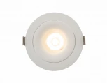 Точечный встраиваемый светильник Denkirs Roto DK2120-WH (220V, круглые)