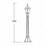 Наземный фонарь Oasis Light 91307S Bl (220V, IP44)