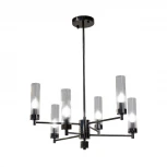 Подвесная люстра на штанге AM Group INDIGO INDIGO SP6 PEARL BLACK (220V)