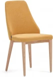 Rosie Стул из горчичной синели с ножками из массива ясеня La Forma (ex Julia Grup) арт.148342