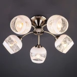 Потолочная люстра Eurosvet Cheryl 30118/5 античная бронза