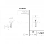 Бра Maytoni Maryland ARM526WL-01GR