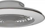 Потолочная люстра светодиодная с вентилятором с пультом и управлением смартфоном регулировкой цветовой температуры и яркости Alisio 7491 (220V, круглые)
