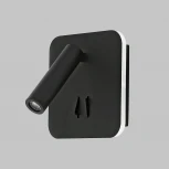 Спот светодиодный квадратный с подсветкой Imex Spy Led IL.0005.2101 BK (220V, выключатель)