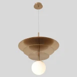 Подвесной светильник Crystal Lux UVA SP1.3 BRASS (220V, на проводе, шар)