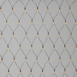 Светодиодная сеть 2 x 3 м желтая  24В, 384 LED, провод черный ПВХ, IP54 Laitcom NTL384M-11-1Y