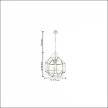 Подвесной светильник Favourite Quadratum 1948-1P (220V, на цепи)