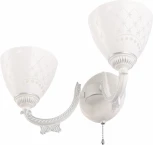 Бра с выключателем Arte Milano AM343837 343837/2W WT+SL (220V)