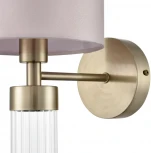 Бра Lumion Damona 8109/1W латунь титаниум/бежевый, металл/текстиль/стекло E14 40W 220V