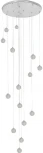 Подвесной светильник каскадный Rain 10112/15 Loft It (220V, хрусталь, на проводе, шарики)