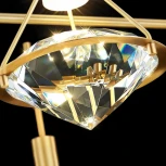 Подвесной светильник Glasgow Brass ImperiumLoft Glasgow01 (186785-23) (LED, 220V, на проводе)