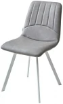 Стул ASHTON RU-07 серая сталь/ белый каркас