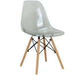 Стул Eames прозрачный серый