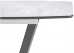 Стол на тумбе Notta Петир 120(160)х80 ультра белый / гриджио / камень серый 517334