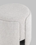 Пуф Taks букле светло-серый Stool Group арт.УТ000039393