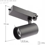 Трековый светильник ЭРА SТR-30-36-30K-B30 (LED, 220V, круглые, IP40)