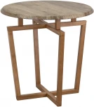 Стол журнальный Рилле 440 пленка дуб крымский состаренный/ бук от фабрики Mebelik