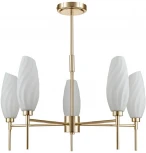 Потолочная люстра на штанге Lumion Shivon 6518/5C золотой G9 5*40W 220V