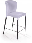 Стул полубарный Albert в шортиках, бархат серый Top Concept 2001000000890