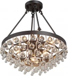 Подвесная люстра Vitaluce V5352-1/5S, 5хE14 макс. 40Вт (220V, хрусталь)