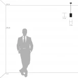 Подвесной светильник Lightstar Cristallo 795314 (220V, хрусталь, на проводе)