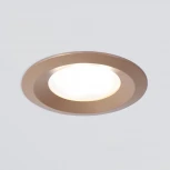 Встраиваемый точечный светильник Elektrostandard 110 MR16 золотой (220V, круглые)