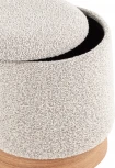 Пуф с ящиком Холли XS букле бежевый, Stool Group