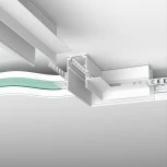 Коннектор угловой для встраиваемого шинопровода под ГКЛ 12,5мм (белый) Elektrostandard Slim Magnetic 85212/00 (48V)